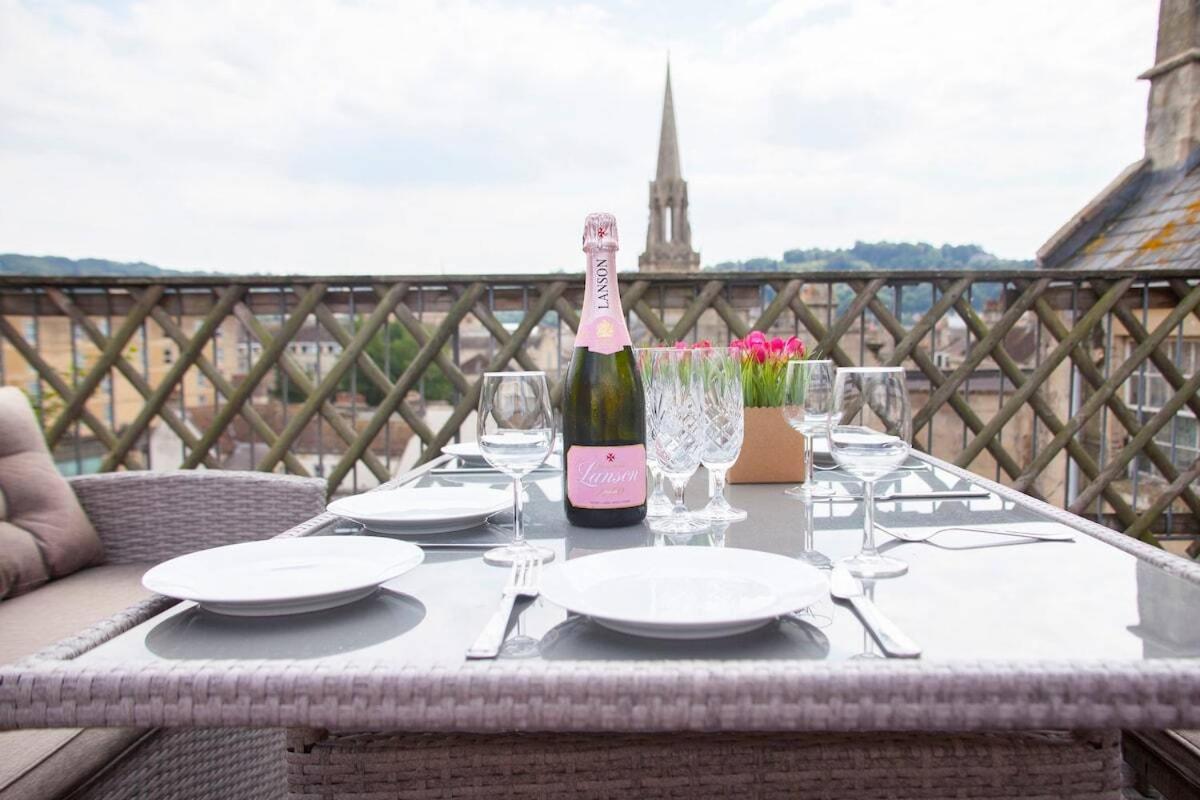 The Roof Terrace Maisonette - City Centre Bath Exteriér fotografie