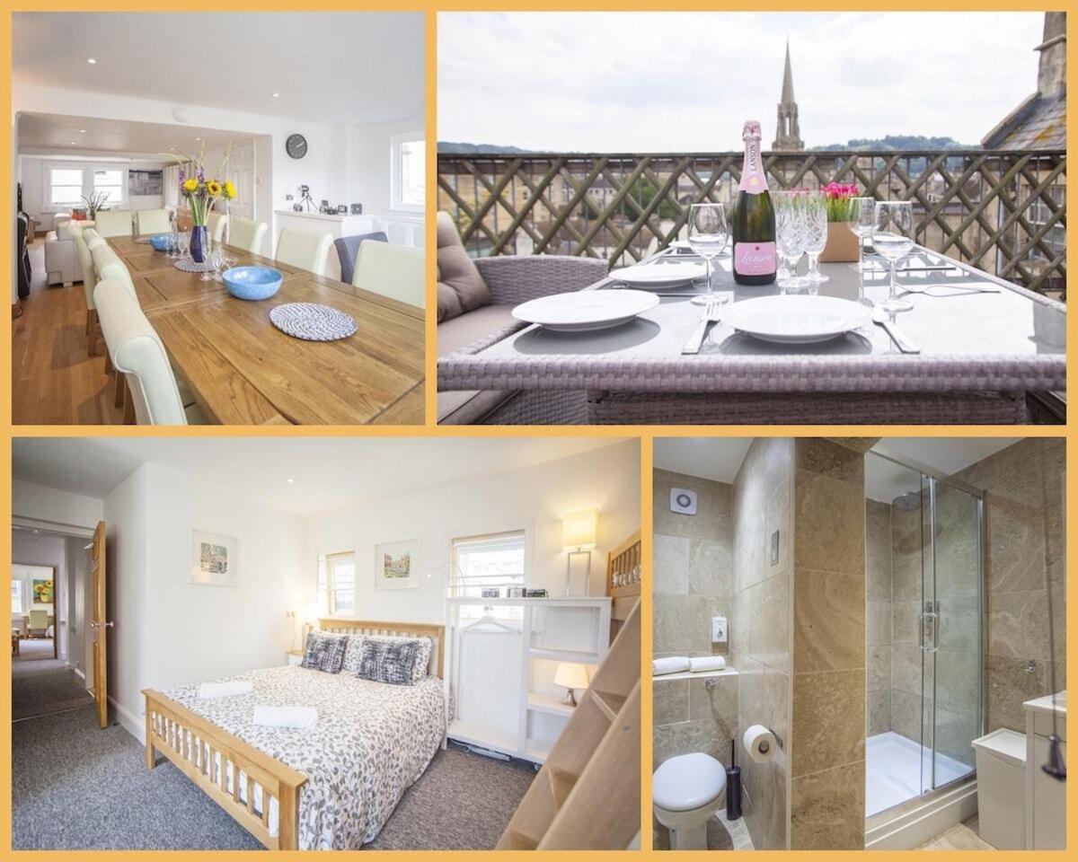 The Roof Terrace Maisonette - City Centre Bath Exteriér fotografie